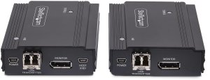 System przekazu sygnału AV STARTECH.COM DisplayPort KVM Extender przez włókno szklane 4K60Hz ekstender konsolowy 300m Multimode 4K KVM przedłużenie LWL 3
