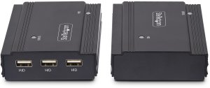 System przekazu sygnału AV STARTECH.COM DisplayPort KVM Extender przez włókno szklane 4K60Hz ekstender konsolowy 300m Multimode 4K KVM przedłużenie LWL 4