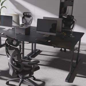 Biurko ThunderX3 LAB-X Lite stół gamingowy - czarny 6