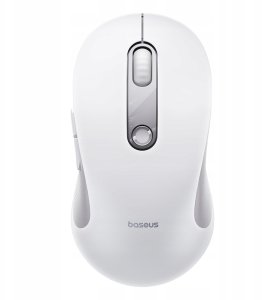 Mysz Baseus Mysz bezprzewodowa F02 USB 2.4GHz - biała 2