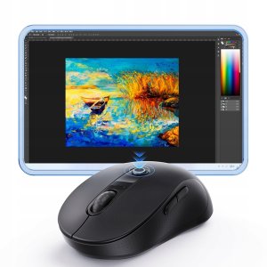 Mysz Baseus Mysz bezprzewodowa F02 Bluetooth - biała 4