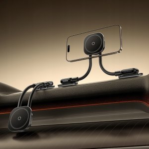 Baseus Uchwyt magnetyczny Baseus PrimeTrip C03s kompatybilny z MagSafe na deskę rozdzielczą przyklejany - czarny 4