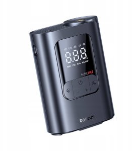 Kompresor bezprzewodowy Baseus GoTrip VA1 Super Mini z 3 końcówkami - czarny 3