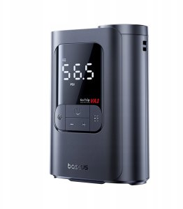 Kompresor bezprzewodowy Baseus GoTrip VA1 Super Mini z 3 końcówkami - czarny 4