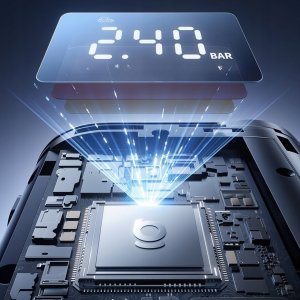 Kompresor bezprzewodowy Baseus GoTrip VA1 Super Mini z 3 końcówkami - czarny 8