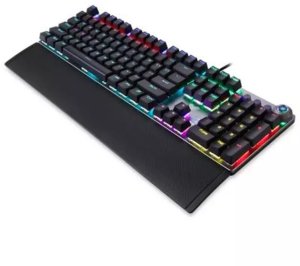 Klawiatura Aula F2058 KRGD Mechaniczna klawiatura do gier USB Vads 1.6m 108 macro pogas EN / RUS RGB Led szara 2