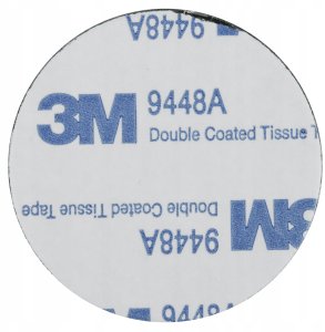 Metal plate for magnet holders - round silver 12