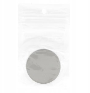 Metal plate for magnet holders - round silver 4