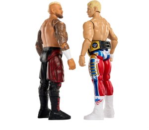 Figurka Mattel Figurki WWE Main Event Showdown „The American Nightmare” Cody Rhodes™ vs Solo Sikoa™ Figurki 2-pak (JHJ54) 4
