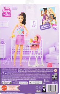 Lalka Barbie Mattel Skipper: Klub opiekunek - zestaw z bobasem i krzesełkiem do karmienia (JJB44) 4