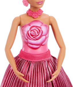 Lalka Barbie Mattel Petal Pop Kwiatowa niespodzianka Czerwona róża (JMF59) 4