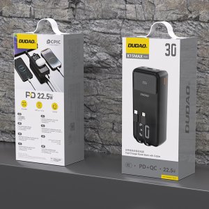 Powerbank Dudao Dudao K15MAX 30000 mAh PD 22.5W czarny 2