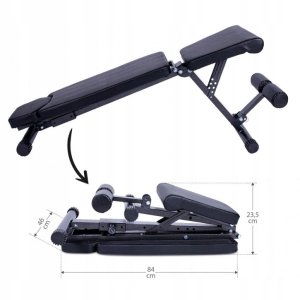 Ławka regulowana składana Gorilla Sports 2