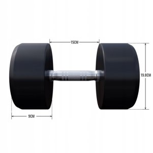 Gorilla Sports Hantle 100286-00008-0121 gumowane 2 x 30 kg 2