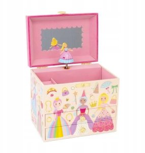 Rock Muzyczna szkatułka na biżuterię z obracającą się księżniczką „Carousel Waltz“ – Floss & 2