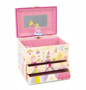 Rock Muzyczna szkatułka na biżuterię z obracającą się księżniczką „Carousel Waltz“ – Floss & 3