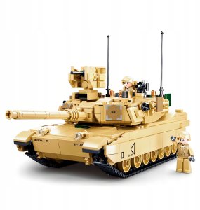 Sluban M1A2 SEP V2 Abrams konstruktor czołgu metalowego – 781 elementów, 29 cm, 6+ 4