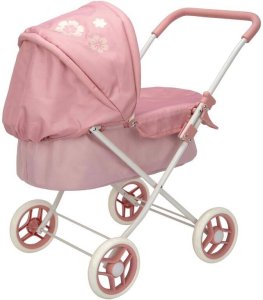 Lorelli Arias wózek dla lalek z gondolą składany metalowa rama 57 cm 2