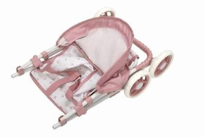 Lorelli Arias składany wózek sportowy dla lalek ze daszkiem różowy dla dzieci 2