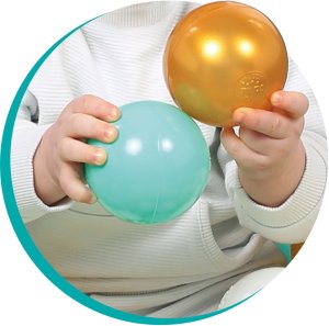 Ludi LUDI kolorowe piłeczki do zabawy do basenu – 90 vnt., 6 cm, dla dzieci od 6 miesięcy 5