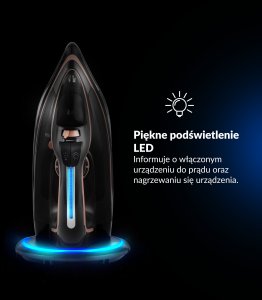 Żelazko parowe bezprzewodowe Lehmann Pargo Golden Rose 8