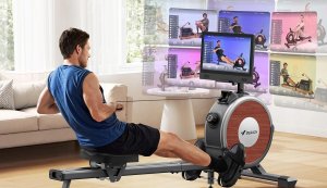 MERACH Q1 R02B10 Wioślarz magnetyczny 16 poziomów oporu max 160kg 4