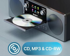 Radioodtwarzacz Merach Majority NE-8853 Odtwarzacz CD z radiem internetowym DAB FM Smart Radio 3
