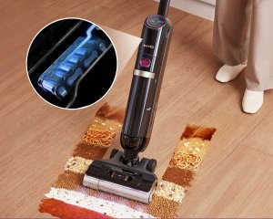 Odkurzacz pionowy Merach Eureka RapidWash NEW730 Odkurzacz bezprzewodowy 2w1 na sucho i mokro 2