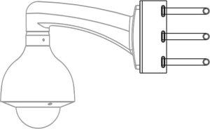 Uchwyt adapter słupowy MT-P150V2 2