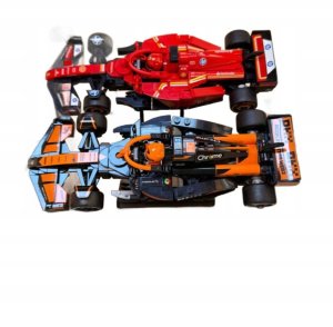 Stojak Podwójny Uchwyt 3D Stand Podstawka na Modele Lego Speed Champions Formuła 1 F1 6