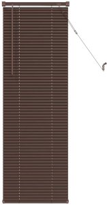 vidaXL Żaluzja wenecka Ciemnobrązowy ze wzorem 150 x 60 cm PVC 2