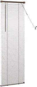 vidaXL Żaluzja wenecka Ciemnobrązowy ze wzorem 150 x 60 cm PVC 5