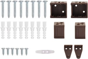 vidaXL Żaluzja wenecka Ciemnobrązowy ze wzorem 150 x 60 cm PVC 8