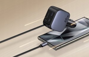 Ładowarka Ugreen UGREEN Nexode EC604 145W Fast Car Charger ładowarka samochodowa 1x USB-A 1x USB-C 1x wysuwane USB-C Kabel (70cm) 5