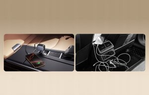 Ładowarka Ugreen UGREEN Nexode EC604 145W Fast Car Charger ładowarka samochodowa 1x USB-A 1x USB-C 1x wysuwane USB-C Kabel (70cm) 9