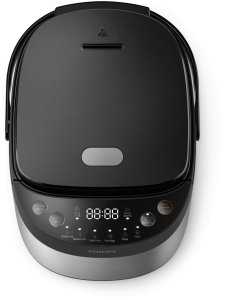 Philips Mini rice cooker | HD3093/80 3000 series | 600 W | 0.85 L | Number of programs 8 | Black/Stainless Steel 8
