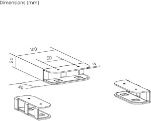 Uchwyt Mozos MOZOS UNL1 METALOWY PODBIURKOWY I ŚCIENNY UCHWYT DO LAPTOPA I TABLETU 9