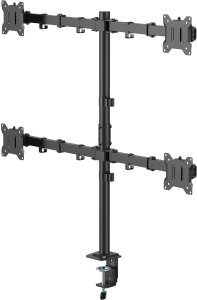 MOZOS MS04 WIESZAK VESA UCHWYT BIURKOWY DO 4 MONITORÓW 17–32" 11