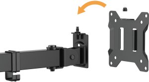 MOZOS MS04 WIESZAK VESA UCHWYT BIURKOWY DO 4 MONITORÓW 17–32" 6