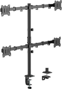 MOZOS MS04 WIESZAK VESA UCHWYT BIURKOWY DO 4 MONITORÓW 17–32" 8