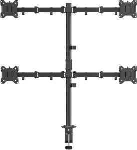 MOZOS MS04 WIESZAK VESA UCHWYT BIURKOWY DO 4 MONITORÓW 17–32" 9