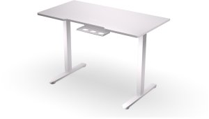 Biurko Endorfy Atlas S Electric Onyx White Białe 114 cmx60 cm 4