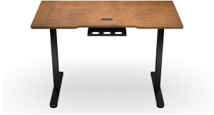 Biurko Endorfy Atlas S Electric Dark Wood Ciemnobrązowe 114 cmx60 cm 6