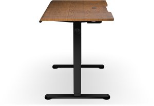 Biurko Endorfy Atlas S Electric Dark Wood Ciemnobrązowe 114 cmx60 cm 8