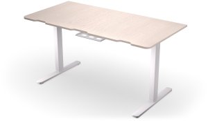 Biurko Endorfy Atlas L Electric Light Wood Jasnobrązowe 150 cmx76 cm 4