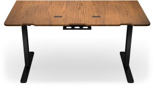 Biurko Endorfy Atlas L Electric Dark Wood Ciemnobrązowe 150 cmx76 cm 6
