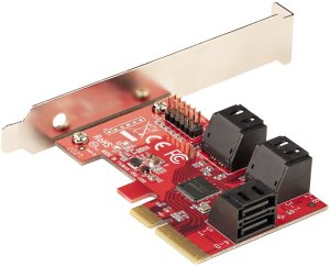 Kontroler StarTech .com PCIe karta kontrolera SATA - 6 Port SATA 3 karta rozszerzeń/kontroler - 6Gbit/s - pełno- i niskoprofilowa osłona - PCI Express kontroler/adapter dysków twardych (6P6G-PCIE-SATA-CARD) - kontroler pamięci - SATA 6Gb/s - niskoprofilow 3