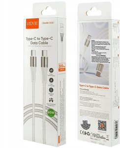 Kabel USB Vidvie SZYBKI KABEL VIDVIE USB TYP-C PRZEWÓD MOCNY 60W 3m 4