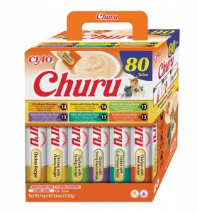 INABA CAT CHURU 80P CHICKEN RECIPE 80x14g 2