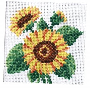 Haft krzyżykowy - Słoneczniki 2